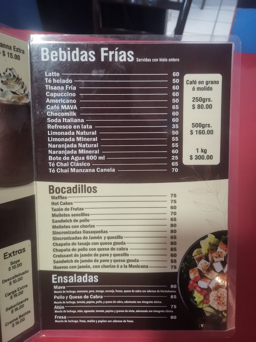 Cafe Mava Menu - Image 3